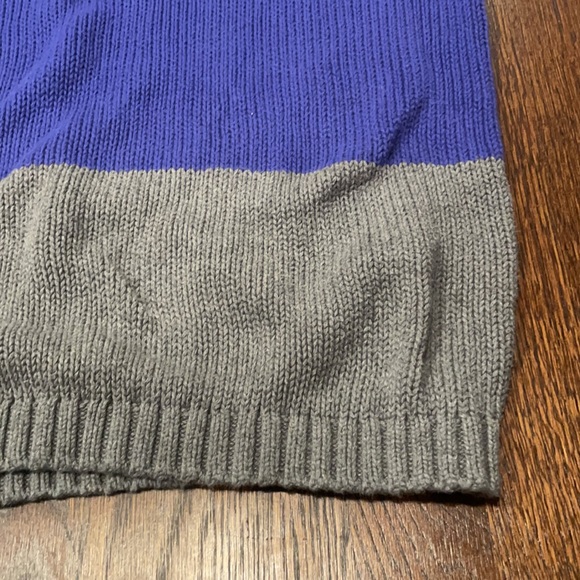 LOFT blue and grey sweater!! - Picture 3 of 4